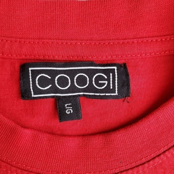Coogi Red Graphic Tee Size Large - Picture 4 of 5